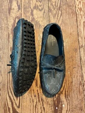 Louis Vuitton loafers with emblem